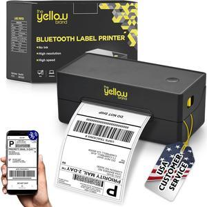 Label Printer, Bluetooth Thermal Printer, 4x6 Shipping Label Printer, Thermal Label Printer Desktop or Phone, Compatible with iPhone, Android, Windows, Mac, Chromebook, Amazon, Ebay, UPS.USPS