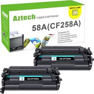 Ennovor Aztech Compatible Toner Cartridge Replacement for HP 58A CF258A, Black - 2 Pack Ennovor Aztech Compatible Toner Cartridge Replacement for HP 58A CF258A, Black - 2 Pack