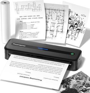Phomemo Portable Printers Wireless for Travel,M832 Thermal Printer, Bluetooth Inkless Printer Support 8.5''x 11'' US Letter,Built in Paper Bin,Compatible with Phone and Laptop for Home,Office,School