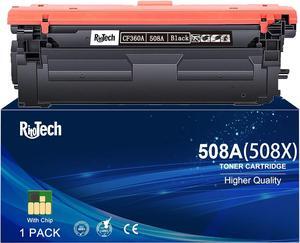 508A Black Toner Cartridge, Replacement Compatible  M553 508 508X CF360A CF360X for Color Laserjet Enterprise M553 M552 m553dn m553n MFP M577 Series Printer, with Upgraded Smart Chip (1-Pack )