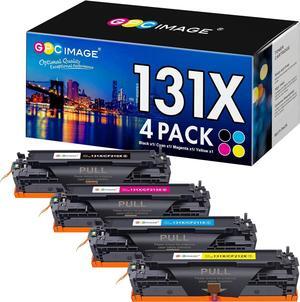 GPC Image Remanufactured Toner Cartridge Replacement  131X 131A CF210X CF211A CF212A with Laserjet Pro 200 Color MFP M276nw M251nw M251n M276n Printer, 4 Pack (Black, Cyan, Magenta, Yellow)