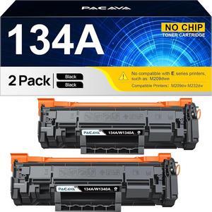 134A 134X Black Toner Cartridge Compatible Replacement  134A W1340A Toner Cartridge to Work with HP Laserjet M209dw MFP M234dw M234sdn M234sdw Printer (2-Pack, No Chip)