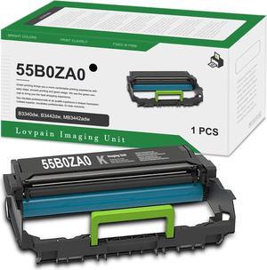 55B0ZA0 Black Imaging Unit (1-Pack) - Compatible 55B0ZA0 Imaging Unit Replacement for Lexmark MS331 MS331dn MS431dn MX331adn MX431adn B3340dw B3442dw MB3442adw Printer