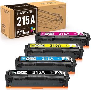 STAROVER 4 Pack 215A Toner Cartridges Compatible with HP 215A W2310A Replacement  Color Laserjet Pro MFP M182nw M183fw M155 M182 M183 W2311A W2312A W2313A Printer Ink (Black Cyan Yellow Magenta)