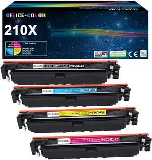 210X Toner Set Replacement  210X 210A Toner Cartridges High-Yield Works with HP Color Laser Jet Pro MFP 4301fdw 4301fdn Pro 4201dw 4201dn Printer (Black,Cyan,Magenta,Yellow)