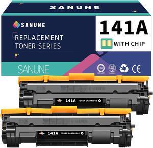 141A Toner Cartridge (with Chip and Chip Upgrade Device) Replacement for HP 141A 141X W1410A W1410X Black Ink Cartridges for HP M139w M110w M140w Printer (2-Pack)