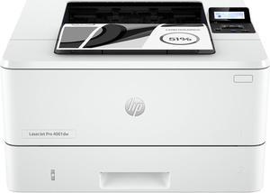 NewHP Jet-Laser Pro 4001-dw Wireless Monochrome Laser Printer - Print only - 42 ppm, 1200 x 1200 dpi, Auto 2-Sided Printing, 2-line Backlit LCD Display, 8.5 x 14, Ethernet