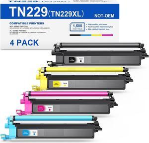 TN229 Toner Cartridge for Brother 229 TN-229 TN229XL TN-229XL 229XL Use with MFC-L3780CDW HL-L3280CDW HL-L3220CDW MFC-L3720CDW HL-L3295CDW HL-L3300CDW MFC-L8395CDW Printer (4 Packs)