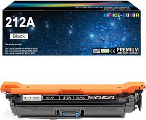 212A Black Toner Cartridges Replacement  212A W2120A Works with Color Laserjet Enterprise M554, M555 Series, Color Laserjet Enterprise MFP M578 Series (1 Pack)