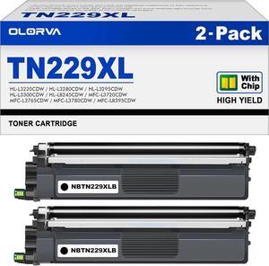 TN229XL TN229 Toner Compatible for Brother TN229XL Toner Cartridge Works for MFC-L3780CDW HL-L3280CDW HL-L3220CDW HL-L3295CDW MFC-L3720CDW, 2 Pack