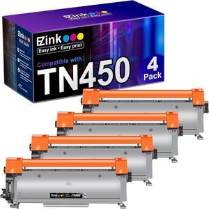 E-Z Ink Compatible Toner Cartridge Replacement for Brother TN450 TN420 TN-450 TN-420 Compatible with HL-2270DW HL-2280DW HL-2230 HL-2240 MFC-7360N MFC-7860DW DCP-7065DN Intellifax 2840(4 Black)