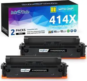 414X W2020X M479fdw 414A High-Yield Black Toner Cartridge [with Chip] Compatible Replacement for HP 414Pro M454 M454dw M454dn MFP M479 M479fdw M479fdn M479dw Enterprise M455dn MFP M480f Printer