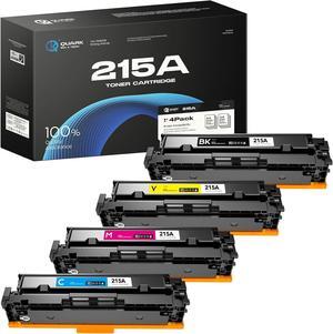 215A Toner Cartridges 4 Pack High Yield (with Chip) Compatible with HP W2310A for Color Laserjet Pro MFP M182nw M183fw M155 M182 M183 Series Printer Toner BCMY