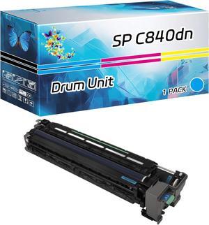 Compatible for Ricoh SP C840dn Drum Unit Work for Ricoh SP C840dn SP C842dn Printers, with Chip, High Yield 90000 Pages, High-Definition Printing (Cyan)