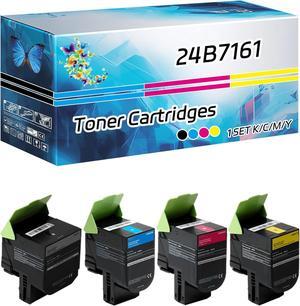 Compatible for Lexmark 24B7161 24B7158 24B7159 24B7160 Toner Cartridges Work for Lexmark XC4240 Printers, with Chip, High Yield 10000 Pages, High-Definition Printing (Multicolor)