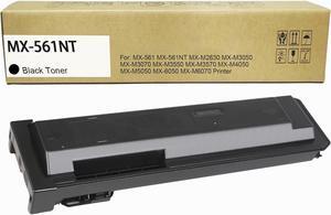 MX-561NT MX561NT Black Toner Cartridge Replacement forsharp MX-561 MX-561NT MX-M2630 MX-M3050 MX-M3070 MX-M3550 MX-M3570 MX-M4050 MX-M5050 MX-6050 MX-M6070 Printer(1-Pack)