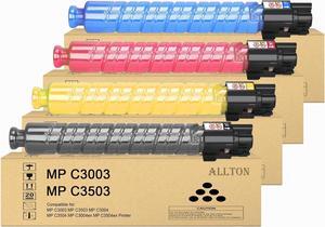 MP C3003 MP C3503 Toner Cartridges Replacement for 841813 841814 841815 841816 Toner for Lanier Aficio MP C3003 MP C3503 MP C3004 MP C3504 MP C3004ex MP C3504ex Printer4-Pack