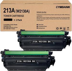 213A Toner Cartridge Replacement for 213A W2130A W2131A W2132A W2133A Work for Color Enterprise 570058006700670168006801 Printer (2-PackBlack)