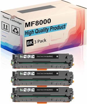 MF8000 Toner Cartridge Compatible   MF8000C MF8200C Series MF8050CW MF8080CW MF8050N Printer || High Yield 2200 Pages, Print More Pages with Precision Technology (Black 3Pack)