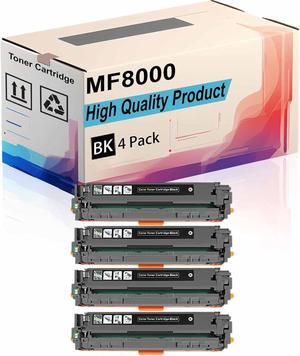 MF8000 Toner Cartridge Compatible   MF8000C MF8200C Series MF8050CW MF8080CW MF8050N Printer || High Yield 2200 Pages, Print More Pages with Precision Technology (Black 4Pack)