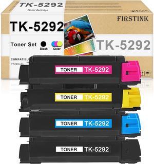 High Capacity TK-5292 Toner Cartridges TK 5292 TK-5292K TK-5292C TK-5292Y TK-5292M Toner Set Compatible for P7240cdn Printer (4 Pack)