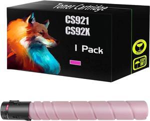 Compatible for Lexmark Toner Cartridge CS921 CS92X 76C00C0 76C00M0 76C00Y0 CS92X CS920 CS923 CX920 CX921 CX922 CX923 CX924 Printer, 18500 Pages,Individual Package (Magenta)