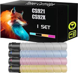 Compatible for Lexmark Toner Cartridge CS921 CS92X 76C00C0 76C00M0 76C00Y0 CS92X CS920 CS923 CX920 CX921 CX922 CX923 CX924 Printer, 18500 Pages,Individual Package (Multicolor)