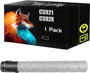 Compatible for Lexmark Toner Cartridge CS921 CS92X 76C00C0 76C00M0 76C00Y0 CS92X CS920 CS923 CX920 CX921 CX922 CX923 CX924 Printer, 18500 Pages,Individual Package (Black)