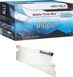 Compatible for Xerox B9100 Waste Toner Box Work for Xerox PrimeLink B9100 B9110 B9125 B9136 C9065 C9070 Printers, with Chip, High Yield 50000 Pages, Clear Printing (Black)