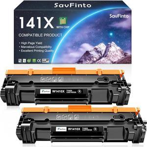 141X W1410X Black (with CHIP) Laserjet Toner Cartridge Compatible   Laserjet M110w MFP M140w M139w Printer (2,000 Pages, 2-Black)