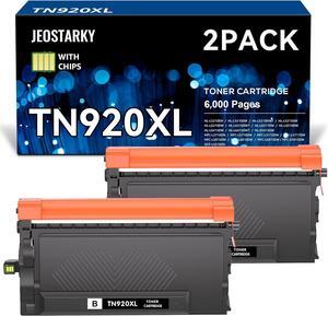 TN920XL TN920 Toner Compatible for Brother TN-920 XL TN920XL Toner with chip Replacement for HL-L6210DW HL-L6210DWT HL-L5210DN HL-L5210DW HL-L5210DWT HL-L6310DW MFC-L6810DW(2 Black)