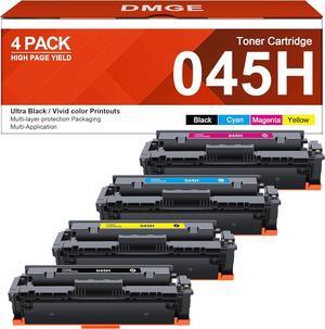 045 Toner cartridges 045H - High Yield 4 Pack Replacement   045 Toner cartridges 045H Compatible with Canon Color imageClass MF632Cdw MF634Cdw LBP612Cdw MF632 MF634 Laser Printer