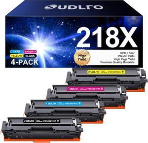 218X 218A Toner Cartridge 4 Pack - 3201DW Toner Replacement   218A 218X Work with Color Pro MFP 3301FDW 3301CDW 3201DW 3301SDW, 3201 3301 Series, W2180X, NO CHIP