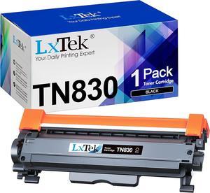 TN830 TN830XL Toner Cartridge Replacement for Brother TN830XL Toner TN 830 830XL for Brother HL-L2460DW DCP-L2640DW HL-L2480DW HL-L2400D HL-L2405W MFC-L2820DW Printer (1 Black Pack, with chip)