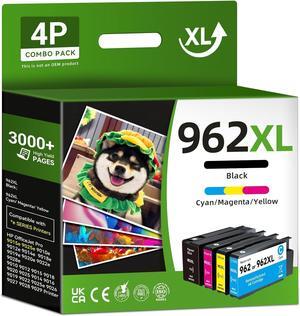 ATOPINK 962XL Ink Compatible   962 XL Ink Cartridge Combo Pack (Latest Chip) Work Well with HP OfficeJet Pro 9010 9012 9015 9018 9020 9025 9014 9016 9019 9022 9025e 9026 9027 9028 9029 Printer