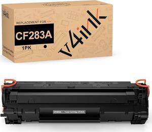 v4ink Compatible CF283A Toner Cartridge Replacement for HP 83A CF283A for use in HP Laserjet Pro MFP M127fw M127fn M125nw M201dw M201n M225dn M225dw M125a Series Printer (Black, 1 Pack)