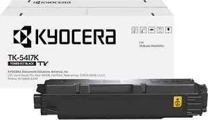 KYOCERA TK-5417K Black Genuine Toner Cartridge, Works TASKalfa MA4500ci Laser Printer (1T02Z70US0)