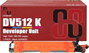 VERIMP DV512 Developer Unit Compatible for Konica Minolta DV-512 A2XN03D A2XN0KD A2XN0ED A2XN08D Developer Unit Work for Bizhub C224 C284 C364 C454 C554 Printers 1 Black Pack