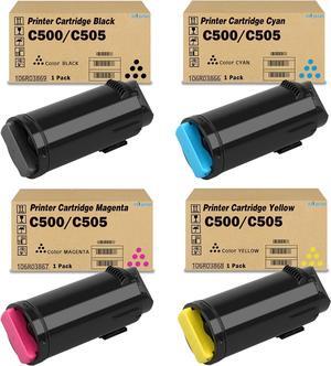 VersaLink C500 C505 Toner High Capacity Toner Cartridge Replacement for Xerox 106R03869 106R03866 106R03867 106R03868 Versalink C500 C500DN C500N C505 C505DN C505N C505S C505X Printer