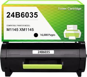 24B6035 Toner Cartridge M1145 XM1145 Toner Cartridge Replacement for Lex Mark M1145 XM1145 Printers (16,000 Pages)