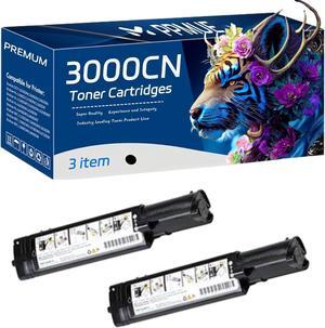 3000CN Toner Cartridges Replacement Compatible for Dell 3100cn 3010cn 3000cn Printers, High Yield 5000 Pages, Bright Lifelike Colors (3-Pack Black)