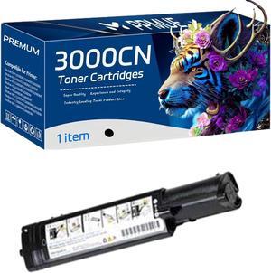 3000CN Toner Cartridges Replacement Compatible for Dell 3100cn 3010cn 3000cn Printers, High Yield 5000 Pages, Bright Lifelike Colors (1 Pack Black)