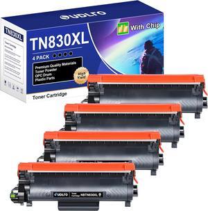 TN830XL - Replacement for Brother TN830XL Toner TN-830XL TN830 TN-830 Toner to use with HL-L2460DW DCP-L2640DW HL-L2405W HL-L2400D HL-L2480DW MFC-L2820DW MFC-L2820DWXL Printer (4 Black)