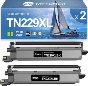 TN229XL TN229 Black Toner Cartridges Compatible Replacement for Brother TN-229XL TN229XLBK TN-229 High Yield for MFC-L3720CDW MFC-L3780CDW HL-L3220CDW HL-L3280CDW HL-L3300CDW Printer (2 Pack)
