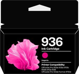 936 Magenta Ink Cartridge OfficeJet Pro 9125e 9135e 9110b Ink for HP 936 Ink Cartridge Replacement for OfficeJet Pro 9125e 9135e 9730e 9110b 9130b 9128e 9122e 9125 9135 9730 e 9110 9130 b Printer
