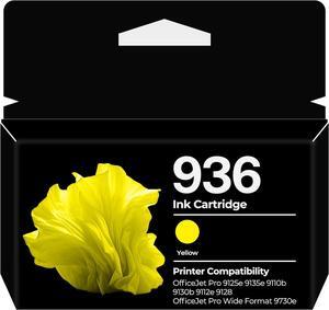 936 Yellow Ink Cartridge OfficeJet Pro 9125e 9135e 9110b Ink for HP 936 Ink Cartridge Replacement for OfficeJet Pro 9125e 9135e 9730e 9110b 9130b 9128e 9122e 9125 9135 9730 e 9110 9130 b Printer
