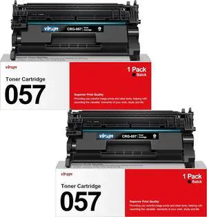 Ennovor 057 Toner Cartridge Replacement for Canon 057 Toner Cartridge CRG-057 057H to Use with MF445dw MF448dw MF449dw LBP226dw LBP227dw Printer (2 Black)