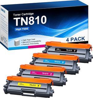 TN810 TN810XL Toner Cartridges - Standard Yield 4 Pack Replacement for Brother TN810XL Toner TN810 Toner Compatible for Brother MFC-L9610CDN HL-L9410CDN HL-L9430CDN HL-L9470CDN MFC-L9630CDN Printer