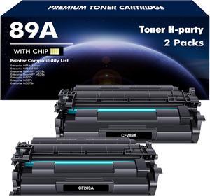 89A Black Toner Cartridge Compatible Replacement for HP 89A CF289A 89X CF289X (with Chip) for Enterprise M507 M507n M507dn M507x MFP M528dn M528f M528c M528z M528 Series Printer (2-Pack)