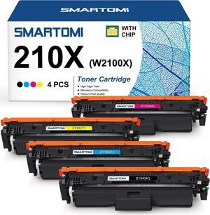 210X Toner Cartridges 4 Pack High Yield Compatible Replacement for HP 210X W2100X 210A W2100A Works with HP Color Pro MFP 4301 Series MFP 4301fdw 4301dw 4301fdn Pro 4201 Series 4201dw 4201dn Printer